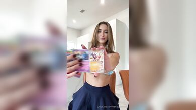 Natalie Roush, Momo Cosplay Striptease While Opening Pokemon Onlyfans Video Leaked