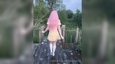 Belle Delphine, Running Around The Open Fields Naked Onlyfans Video Leaked