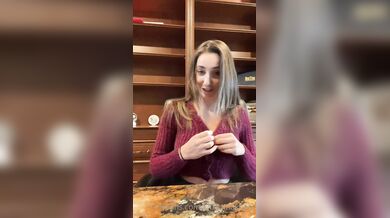 Christina Khalil, Sexy Lady Boss Striptease In Office Onlyfans Video Leaked