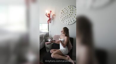 Caroline Zalog, Sexy Lingerie Playtime In Bedroom Onlyfans Video Leaked