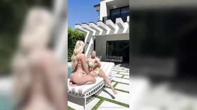 Scarlettkissesxo, Summer Brookes, Poolside Bikini Babe Lesbian Threesome Onlyfans Video Leaked