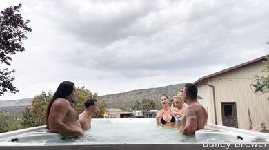 Baileybrews, Outdoor Jacuzzi Swingers Orgy Onlyfans Video Leaked