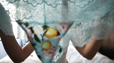 Caroline Zalog, Sexy Thongs Try-On-Haul In Bedroom Onlyfans Video Leaked