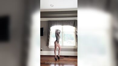Christina Khalil, Sexy Mesh See-Through Bodysuit And High Heels Onlyfans Video Leaked