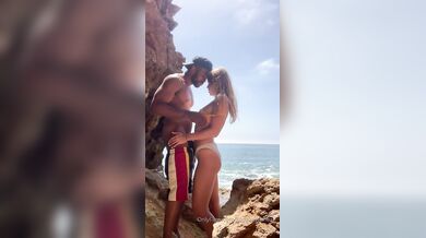 Leah Lee aka KodakSwisher × Troy Francisco - Beach sex