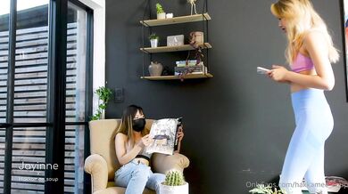 Jayinne, Hakkamee_Soup, Two Asian Teens Lesbian Strapon Play Onlyfans Video Leaked