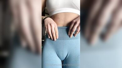Christina Khalil, Teasing Her Camel Toe In Gym Outfit Onlyfans Video Leaked