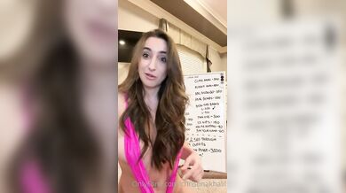 Christina Khalil, Valentines Day Sexy Lingerie Try-On-Haul Livestream Onlyfans Video Leaked