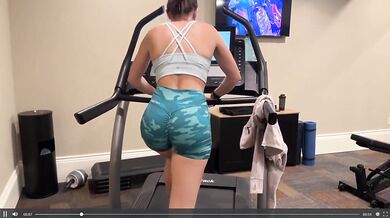 Christina Khalil, Sweaty Ass On Threadmill Tease Onlyfans Video Leaked