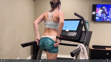 Christina Khalil, Sweaty Ass On Threadmill Tease Onlyfans Video Leaked