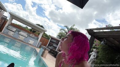 Nali Mari, Scottstarkx, Bad Little Step-Sister Makes You Misbehave By The Pool Onlyfans Video Leaked