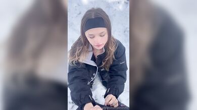 Alex Montgomery, Outdoor Snow Blowjob Pov Onlyfans Video Leaked