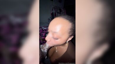 Therealdebree, Thicc Ebony Slut Sloppy Bbc Blowjob Onlyfans Video Leaked