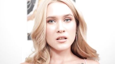 blonde Russian ho vs a bbc first black cock in the ass