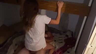 Riding my Daddy and making him cum inside me