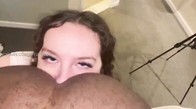 Effiesnow - BBC getting deep Rimjob
