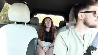 Two College best Friends Seduced their Uber Driver into having a ThreesomeOFleothered