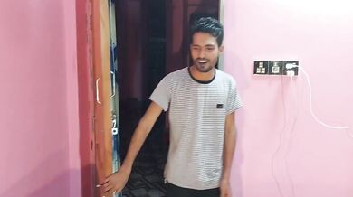 Hanif pk and Popy The adventurous couple horny couple is having sex in their home Des