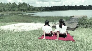 Natashaxcarter, Two Horny Teens Gets Fucked By Monster Cock By The Lake Onlyfans Video Leaked