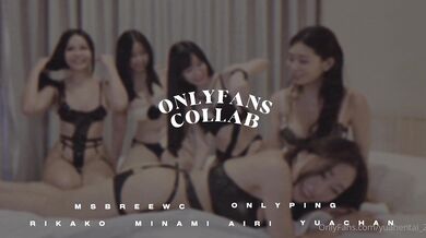 Rikako Katayama, Yuahentai, Airi Minami, Bree Wales Covington, Onlyping, Four Asian Lesbian Babes Naughty Orgy Onlyfans Video Leaked