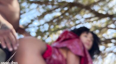 Arriana Aimes, Ebony Red Riding Hood Fucking A Bbc Outdoors Onlyfans Video Leaked