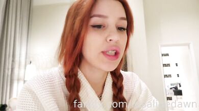 Rosaline Dawn, Redhead Beauty Chirstmas Sex In Red Lingerie Onlyfans Video Leaked