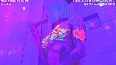 Kasara Wood, Neon Light Dildo Masturbation Livestream Onlyfans Video Leaked