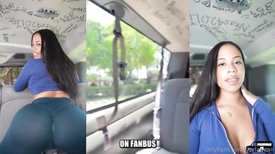 Tatianaxxxm, Thefanvan, Big Ass Latina Clear Dildo Masturbation In The Van Onlyfans Video Leaked