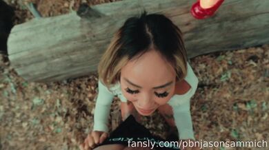 Pbnjasonsammich, Linda Lan, Asian Girl Passionate Blowjob In The Woods Onlyfans Video Leaked