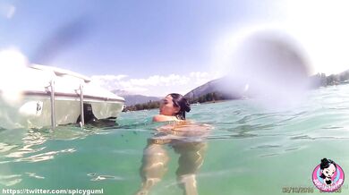 June Liu, Naked Boating On A French Lake Onlyfans Video Leaked