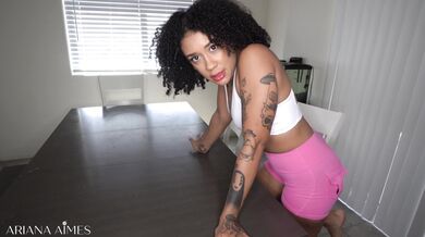 Ariana Aimes, Hot Ebony Chick Asshole Joi Onlyfans Video Leaked