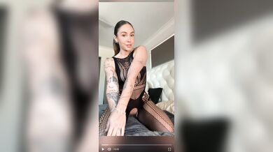 Holly Brougham, Riding A Big Black Dildo Onlyfans Video Leaked