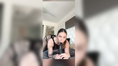 Holly Brougham, Riding A Big Black Dildo Onlyfans Video Leaked