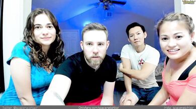 SpaceNeighbor, Chaos And TNT, Webcam BBGG Blowjob Swap On Live Stream Onlyfans Video Leaked