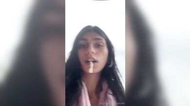 Mia Khalifa, Bare Tits Daily Life VLOG Onlyfans Video Leaked