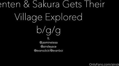 Ainsleyace, JasmineTeaa, Naruto Cosplay Tenten And Sakura Gets Their Village Explored BGG Threesome Onlyfans Video Leaked