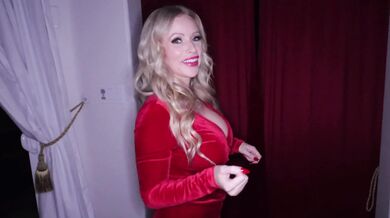Danielle Renae, Blonde MILF Creampied at Christmas Party