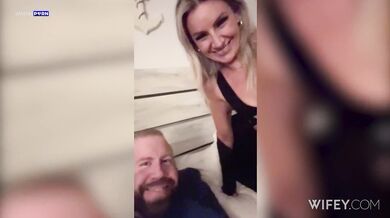 Wifey - Elaina hot blonde babe gets BBC facial