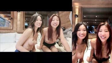 Lucy Mochi, Mizukawa Sumire, Two Cute Asian Sluts On Livestream Tease Onlyfans Video Leaked
