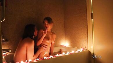 Lily Ivy, Valentines Day Candle Light Bathtub Fuck Onlyfans Video Leaked