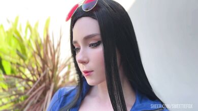 Sweetie Fox, One Piece Niko Robin Plowed by Huge Cock