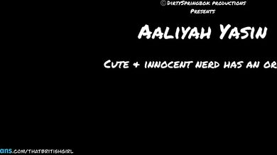 Aaliyah Yasin, Nerdy Girlfriend Making Herself Cum Onlyfans Video Leaked