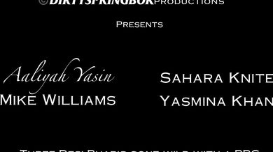 Aaliyah Yasin, Yasmina Khan, Sahara Knite, Mike Williams, Three Desi Bhabis Going Wild With A Bbc Black Stud Onlyfans Video Leaked