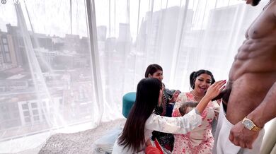 Aaliyah Yasin, Yasmina Khan, Sahara Knite, Mike Williams, Three Desi Bhabis Going Wild With A Bbc Black Stud Onlyfans Video Leaked