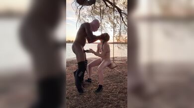 TrixieLoveQOS - Black pirate takes white sluts booty on deserted island