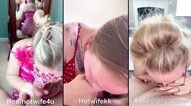 Realhotwife4U, Hotwifekk, Xosecretsaraxo, Hotwife Blowjob Roulette Onlyfans Video Leaked