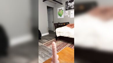 Maya Rue, Deepthroating A Big Dildo On A Table Onlyfans Video Leaked