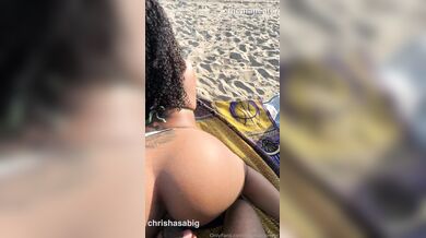 Themanseater, Chrishasabig, Curly Hair Ebony Beauty Fucking Bbc On The Beach Onlyfans Video Leaked