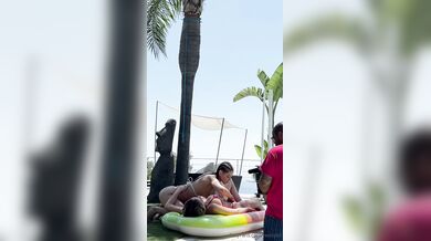 Sybil A, Katy Hollick, Two American Lesbian Sluts Fucking By The Pool Onlyfans Video Leaked
