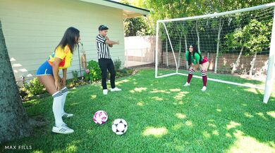Hailey Rose, Violet Myers, Max Fills, Two Busty Latinas Getting A Red Card Penalty Onlyfans Video Leaked